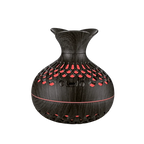 Wood Grain Vase Humidifier Household Electric Ultrasonic Air Humidifier Desktop Essential Oil Diffuser Air Purifier Home Room