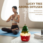 UFO Umbrella Essential Oils Diffuser Large Capacity Humidifier Christmas Jellyfish Aroma Diffuser Raindrop Sleeping Night Lights