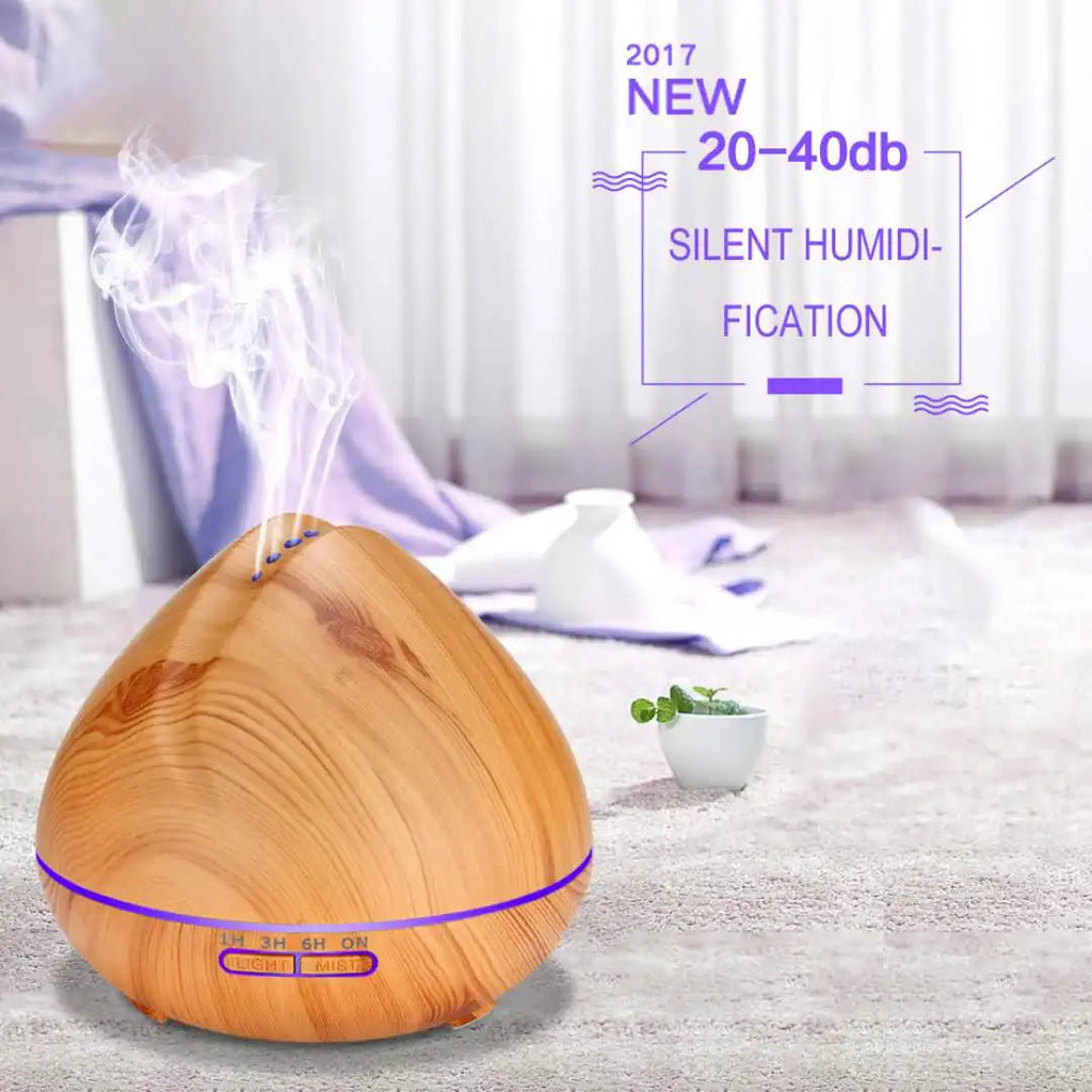 Aroma Essential Oil Diffuser Aromatherapy Ultrasonic Air Humidifier Automatically Remote Control Humidificador 300 500 1000ml