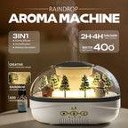 Simulated Snowpile Air Humidifier, Snowman Aroma Diffuser, Home Decoration, Creative Snow Landscape.Ideal for Bedroom, Office，Yo